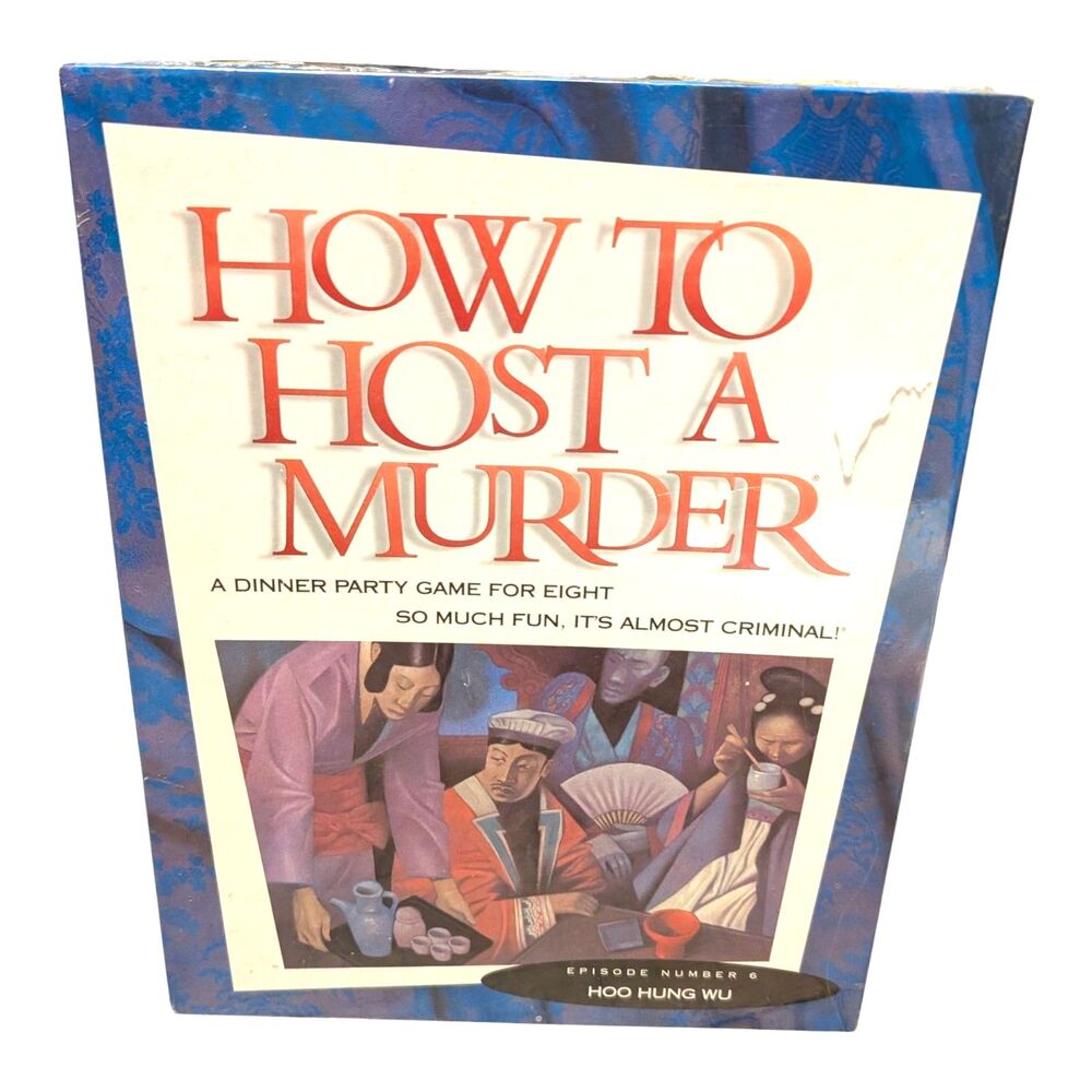 How To Host A Murder Episode 6: Hoo Hung Wu Dinner Party Game New SEALED Rare